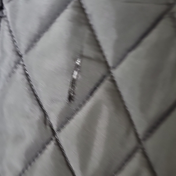 Lauren Ralph Lauren Black Quilted jacket with faux leather trim Medium - Picture 10 of 16